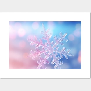 Snow Flake Nature Serene Tranquil Peace Posters and Art